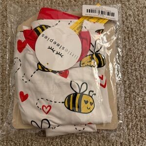 NWT Little Sleepies Bee Mine PJ Set